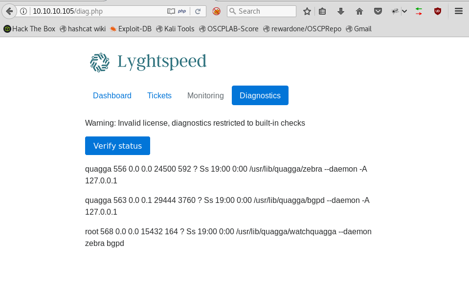 Lygthspeed Diagnostics - User